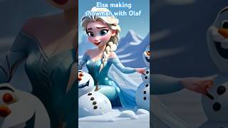 Counting snowmen with Elsa Frozen Learn counting 1 to 5  fun winter song with Elsa making snowman [upl. by Latta]