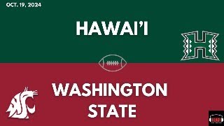 WSU vs Hawaii Football [upl. by Ahcsropal]