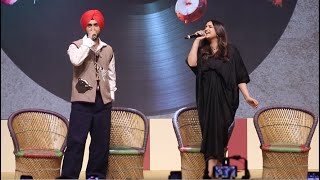 Diljit Dosanjh and Parineeti Chopra Live Singing at Amar Singh Chamkila Trailer Launch [upl. by Pliam]