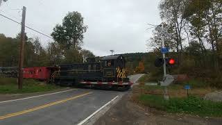 Cooperstown and Charlotte Valley Railroad at County Route 11C Cooperstown NY [upl. by Aloiv480]