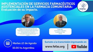 IMPLEMENTACIÓN DE SERVICIOS FARMACÉUTICOS ASISTENCIALES EN LA FARMACIA COMUNITARIA [upl. by Chafee]