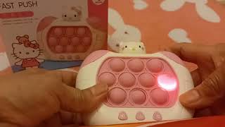 Hello Kitty Fast Push CHILDRENS FAVORITE LIFE FUN [upl. by Siouxie241]