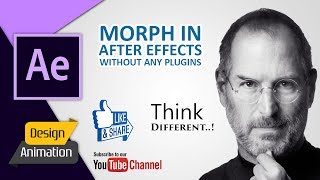 Morph in After Effects Tutorial without Plugin  Part 1 [upl. by Dinnage]