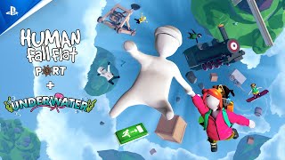 Human Fall Flat  Free Level Underwater Launch Trailer  PS5 amp PS4 Games [upl. by Cammie]