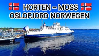 FÄHRE über den OSLOFJORD  HORTEN  MOSS  NORWEGEN im Herbst 2023  Bastø Fosen [upl. by Adrahc432]