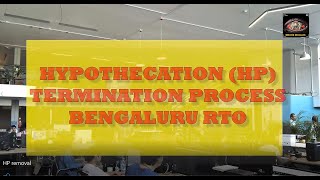 Hypothecation HP termination from RC procedure RTO Karnataka [upl. by Jacquenetta]