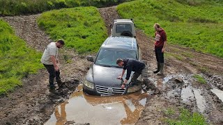 Thrilling offroading at drumclog Scotland VW Touareg Pajero Navara amp XTrail Full video [upl. by Roley]