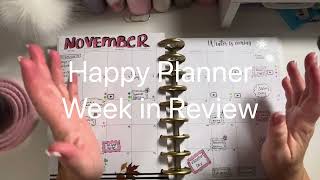 Happy Planner Week in Review [upl. by Digdirb]