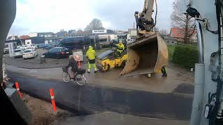 takeuchi tb295w engcon rotortilt asphalt part 2 [upl. by Nyahs596]