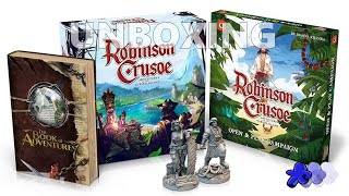 Unboxing Robinson Crusoe Collectors Edition  Veterans Pledge [upl. by Beitz]