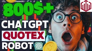 CHATGPT QUOTEX BOT 2024  AI TRADING BOT QUOTEX [upl. by Inkster]