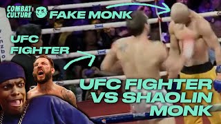 UFC Fighter Vs A Fighter Pretending to be a Shaolin Monk Yi Long [upl. by Ikilisav]