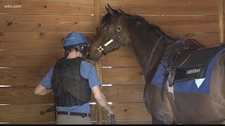 Jockeys trainers prepare for Carolina Cup in Camden this weekend [upl. by Rora]