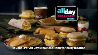 McDonalds All Day Breakfast Commercial [upl. by Giacopo]