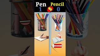 Pen vs Pencil ❓ shorts trending viralvideo [upl. by Annabella]