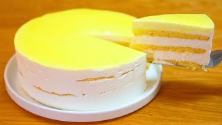 TORTA FREDDA allo Yogurt e Limone fatta in casa come in Pasticceria [upl. by Aihsenal]