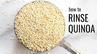 How to Rinse Quinoa StepbyStep Tutorial [upl. by Anai]