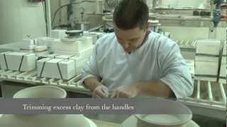 Making Royal Collection English fine bone china in StokeonTrent Staffordshire England [upl. by Eiramait543]