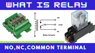 What is relay  What is NoNC and common terminal in relay [upl. by Lacagnia214]