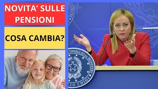 NOVITA SULLE PENSIONI [upl. by Dorothi]