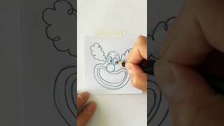 How to draw JANGLES the Clown from Disneys Inside Out shorts [upl. by Byran605]