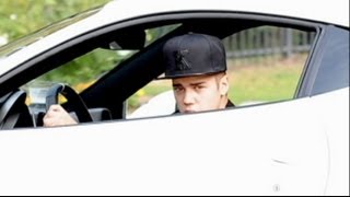 Justin Bieber Confronted by NFL Star Keyshawn Johnson Takes Issue With Stars Alleged Speeding [upl. by Amihsat]