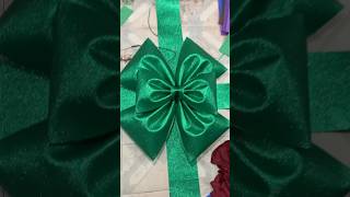 Make a 1m bow giant gift box bow gift handmade diy shorts [upl. by Procto]