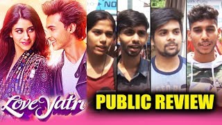 LOVEYATRI PUBLIC REVIEW  Second Show  Aayush Sharma Warina Hussain [upl. by Photina]