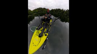 Lake Fishing Trip 2024 Hobie Outback shot on Insta360 X4 [upl. by Egide]