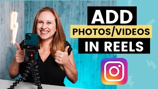 How to Make Instagram Reels with Pictures and Videos From Your Camera Roll [upl. by Ricarda434]