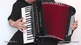 Scandalli Air 1 accordion demonstration [upl. by Nnalorac153]