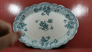 Antique Chatsworth Ford And Sons Chatsworth Platter antiques antiquechina made circa 1890 [upl. by Zumwalt]