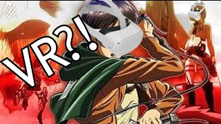 The BEST FREE VR game  Attack On Titan VR [upl. by Ojibbob81]