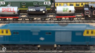 Triang Railways R12 amp R210 Shell  BP Tank Wagons [upl. by Cherianne]