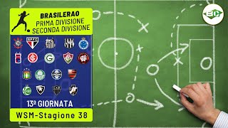 Brasilerao XIIIª Giornata  Coppa Nazionale  Stagione 38 [upl. by Ailimat]