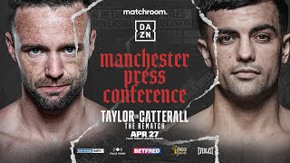 Josh Taylor Vs Jack Catterall 2 Manchester Launch Press Conference [upl. by Anasor]