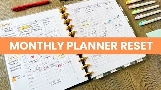 Resetting My Planner for the Month of August monthlyplannerreset [upl. by Rhine]