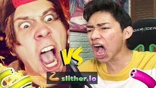 FERNANFLOO VS RUBIUS  Slitherio  BATALLA EPICA ¿Quién es el mejor [upl. by Saucy]