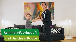 Familien Workout 01  Kraft Beweglichkeit Koordination [upl. by Eelyak]