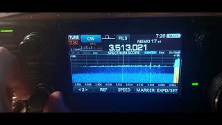 KA1ZEQ rx 80m band ftdx101mp vs ic7300 [upl. by Lais]