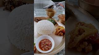 Thakali khana 😋short video [upl. by Ingelbert]