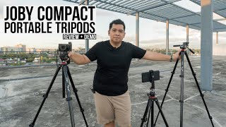 Joby Compact Light  Action  Advanced tripods  Review and Demo [upl. by Anaeerb734]