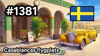 1381 🇸🇪 📕6📄321  Casablancas flygplats  Junes Journey [upl. by Otreblada]