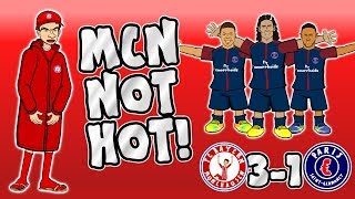 🚫MCN NOT HOT🚫 Bayern vs PSG 31 Parody Goals Highlights Champions League 2017 [upl. by Ebaj559]