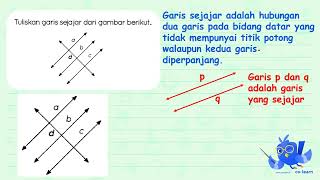 Tuliskan garis sejajar dari gambar berikut [upl. by Adnalro]