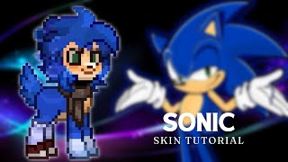 SONIC 💙 Skin Tutorial  Pony Town [upl. by Ailedroc110]