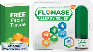 Flonase Allergy Relief Nasal Spray 24Hour NonDrowsy MultiSymptom Relief – 144 Sprays Review [upl. by Malti]