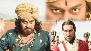 Chiranjeevi Vijay Sethupathi Sye Raa New ActionWar Blockbuster Telugu Movie Scene  Cinema Nagar [upl. by Ferrigno]