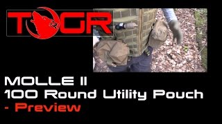 Inexpensive MOLLE Addon  MOLLE II 100 Round Utility Pouch  Preview [upl. by Ylelhsa]