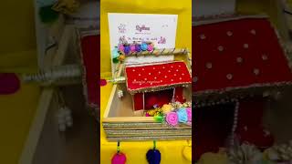 Lagan Patrika Tray  Bridal Doli doli lagana weddinginvitation atmiyacreations trending viral [upl. by Dupaix]